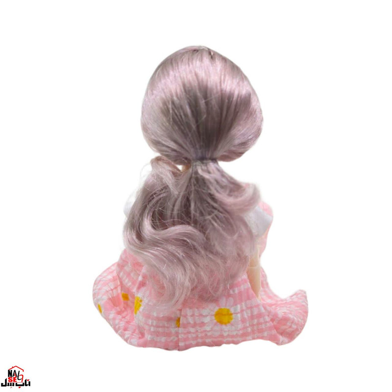 عروسک ناب سل مدل دختر چشم تیله ای کد 0040 ارتفاع 30 سانتی متر