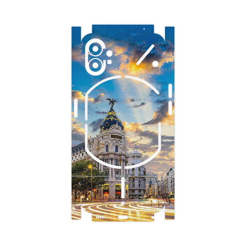 برچسب پوششی ماهوت مدل City of Madrid-FullSkin مناسب برای گوشی موبایل ناتینگ Phone 1