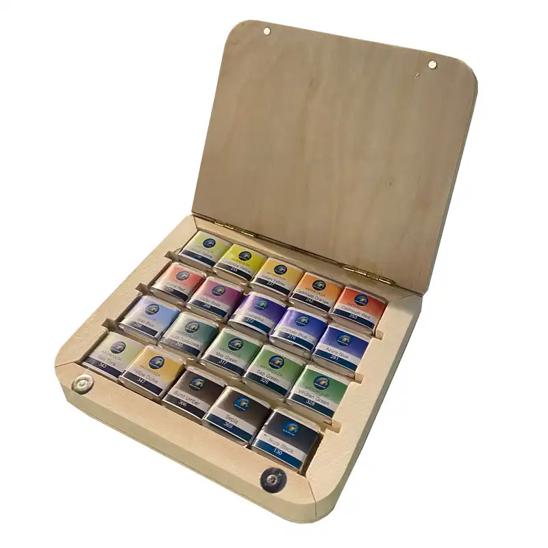 آبرنگ قرصی 20 رنگ رایمون کد 172645