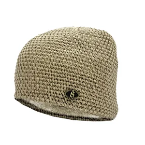 کلاه بافتنی مدل داخل خز سام 609