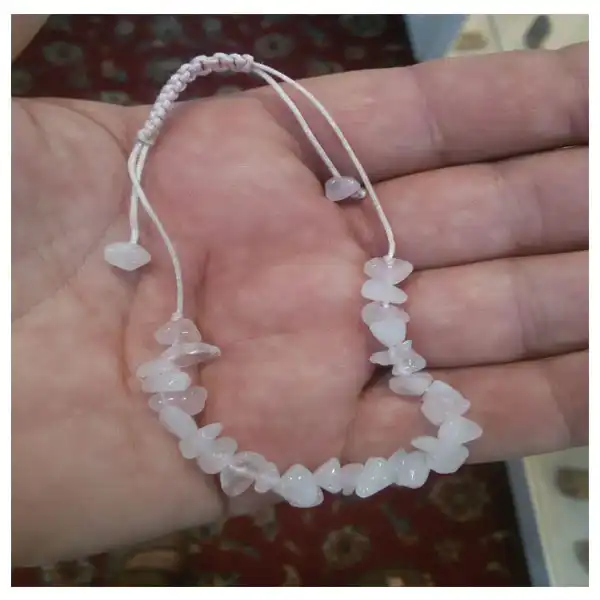 دستبند مدل رزکوارتز