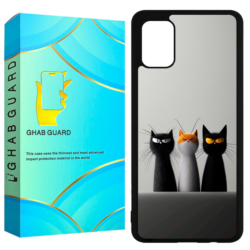  کاور قاب گارد طرح گربه مدل GCHPA51 مناسب برای گوشی موبایل سامسونگ Galaxy A51 4G / A51 5G  