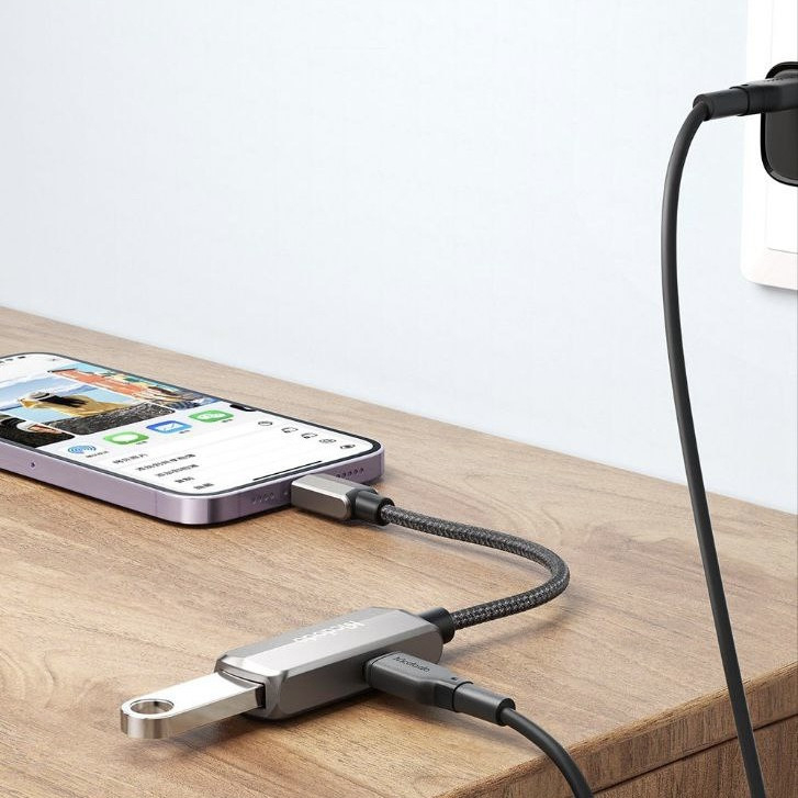 مبدل لایتنینگ به USB OTG/لایتنینگ مک دودو مدل CA-2690