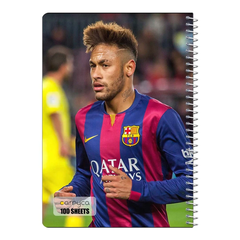 دفتر مشق 100 برگ سیمی کارنیکا طرح نیمار Neymar کد 91669