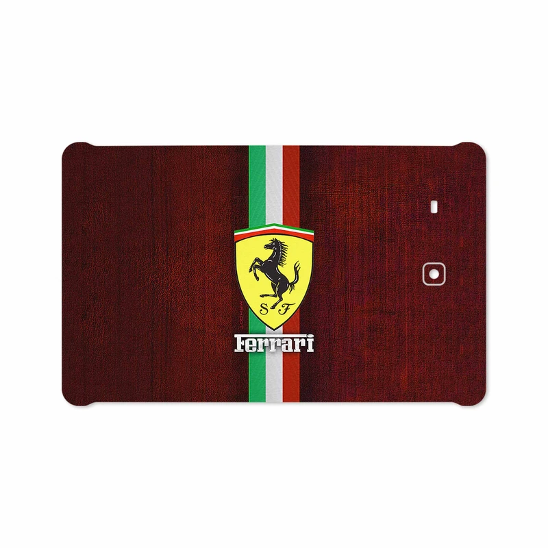 برچسب پوششی ماهوت مدل Ferrari مناسب برای تبلت سامسونگ Galaxy Tab E 9.6 2015 T560