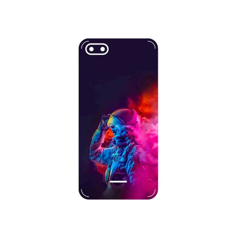 برچسب پوششی ماهوت مدل Smoke Rainbow Digital Art 1 مناسب برای گوشی موبایل شیائومی Redmi 6A