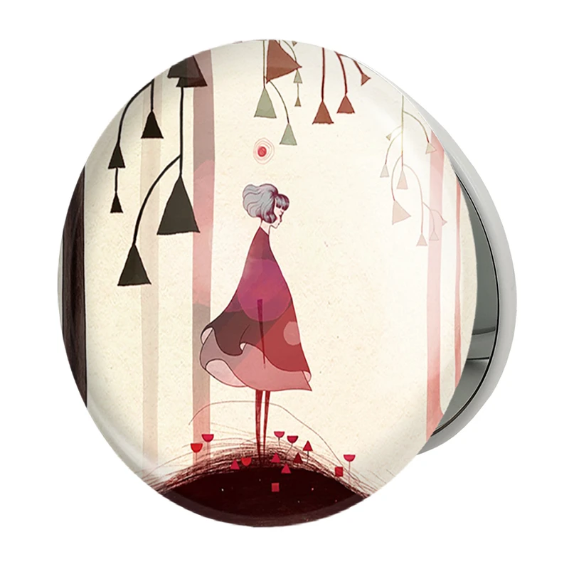 آینه جیبی خندالو طرح بازی گریس (Gris) مدل تاشو کد 35541