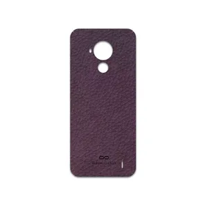 MAHOOT Purple-Leather Cover Sticker for Nokia C30