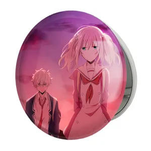 آینه جیبی خندالو طرح نانا و کیویا انیمه نانای بی استعداد مدل تاشو کد 23798 