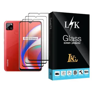 LKG LK Glass MIX003 Screen Protector For Realme C12 Pack Of 3