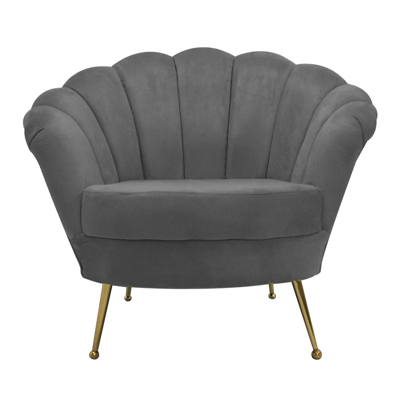 مبل راحتی یک نفره مدل صدفی کد S01