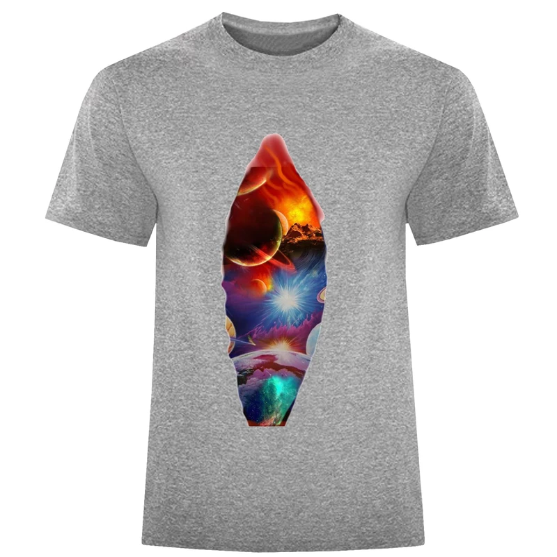 تی شرت آستین کوتاه مردانه مدل سیاره ها 338