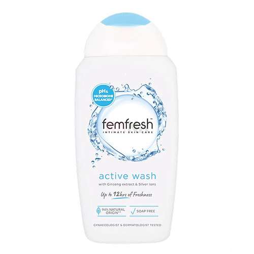 ژل بهداشتی بانوان فم فرش مدل ACTIVE WASH حجم 250 میلی لیتر