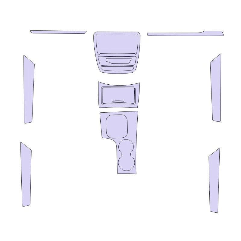 برچسب محافظ مانیتور و کنسول اس ان بلو مدل KT8PPF مناسب برای کی ام سی T8 مجموعه 9 عددی