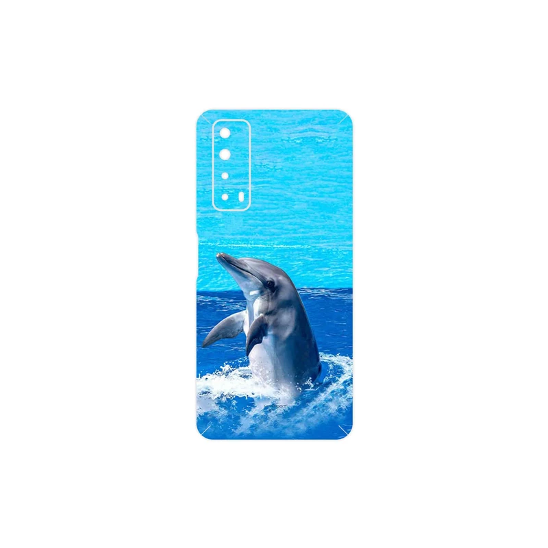 برچسب پوششی ماهوت مدل Dolphin مناسب برای گوشی موبایل هوآوی Y7a