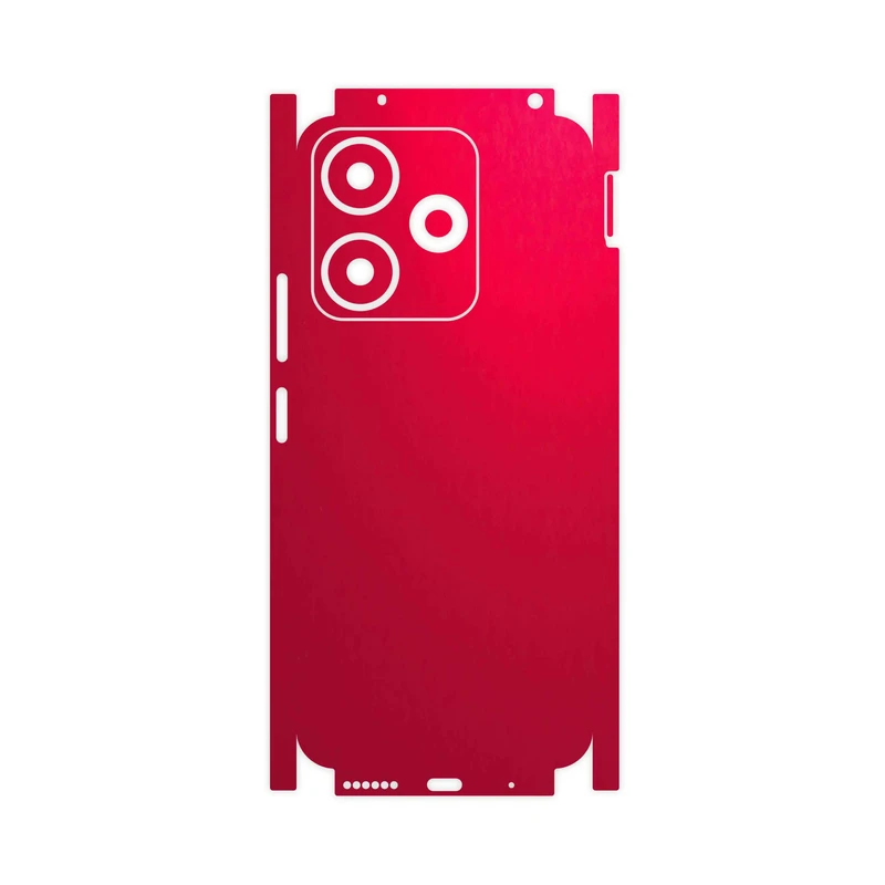 برچسب پوششی ماهوت مدل Matte-Warm-Red-FullSkin مناسب برای گوشی موبایل شیائومی Redmi 13x