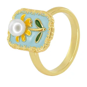 انگشتر زنانه زودیکا مدل میناکاری کد AAE626