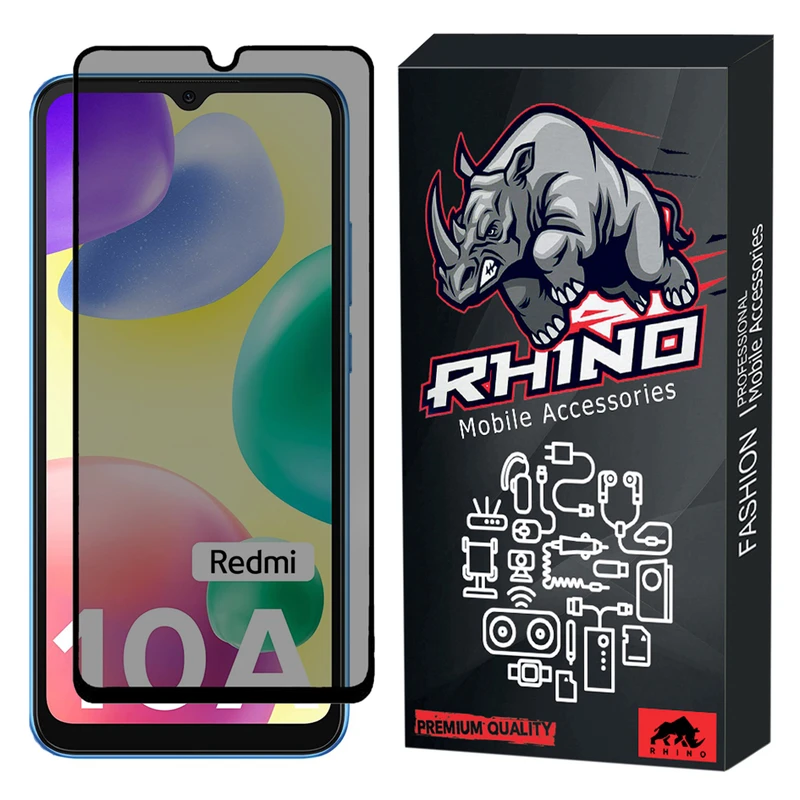 محافظ صفحه نمایش حریم شخصی راینو مدل R-Privacy مناسب برای گوشی موبایل شیائومی Redmi 10A