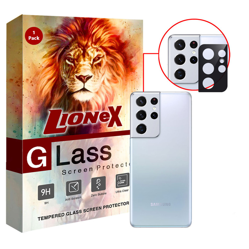 محافظ لنز دوربین لایونکس مدل LFUL مناسب برای گوشی موبایل سامسونگ Galaxy S21 Ultra 5G