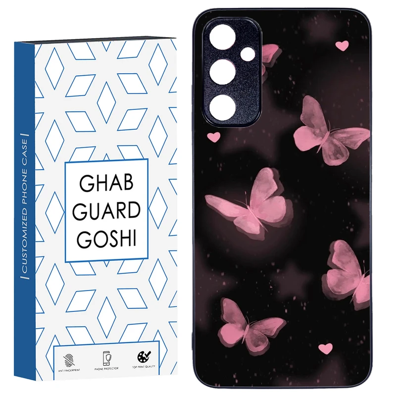 کاور قاب گارد گوشی طرح پروانه کد TPU-182 مناسب برای گوشی موبایل سامسونگ Galaxy A05S