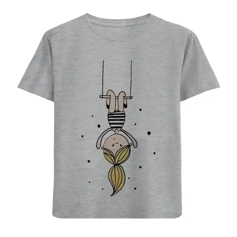 تی شرت آستین کوتاه بچگانه مدل تاب بازی D145