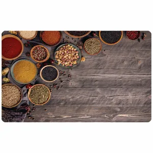 آبگیر کنار سینک مدل سه لایه رویه مخمل طرح ادویه کد 2610 