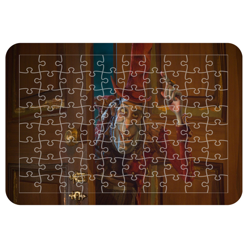 پازل 54 تکه اطلس آبی طرح کارتون هیولا مدل P1458