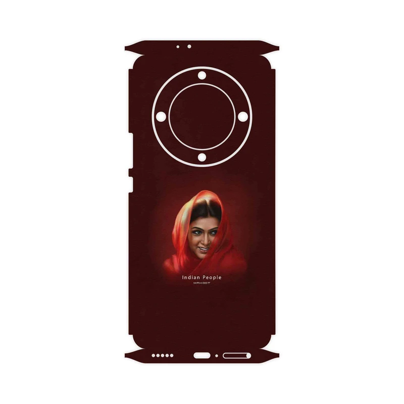برچسب پوششی ماهوت مدل Portrait of an Indian Woman-FullSkin مناسب برای گوشی موبایل آنر Magic 5 Lite