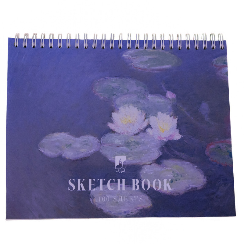 دفتر طراحی 100 برگ نشر رف مدل کلود مونه