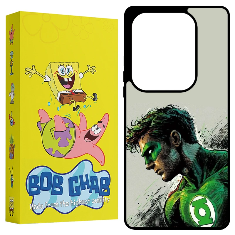 کاور باب قاب طرح گرین لترن مدل BCPN13P مناسب برای گوشی موبایل شیائومی Redmi Note 13 Pro 4G / Poco M6 Pro 4G