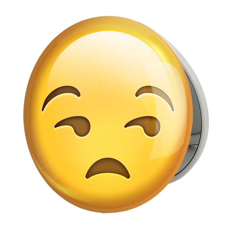 آینه جیبی خندالو طرح ایموجی Emoji مدل تاشو کد 1312 