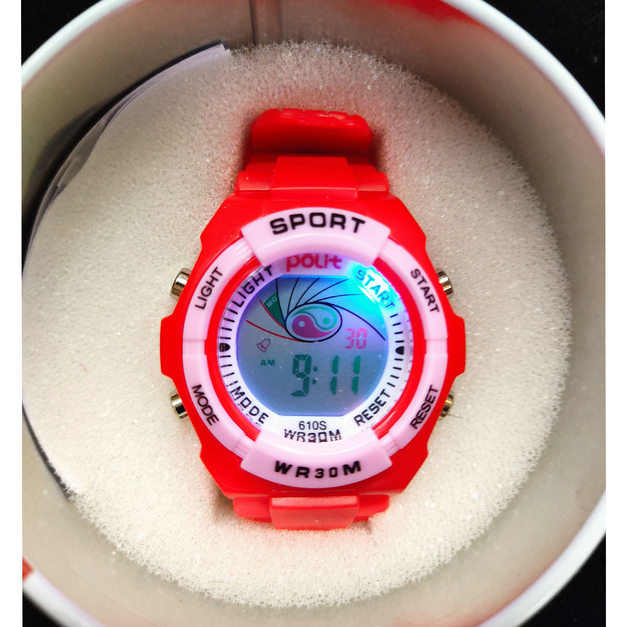 ساعت مچی دیجیتال دخترانه مدل pol005