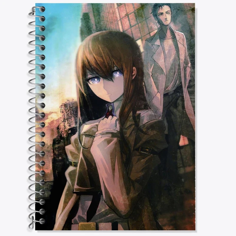 دفتر لغت 50 برگ خندالو مدل مایوری شینا انیمه اشتاینز گیت کد 17487