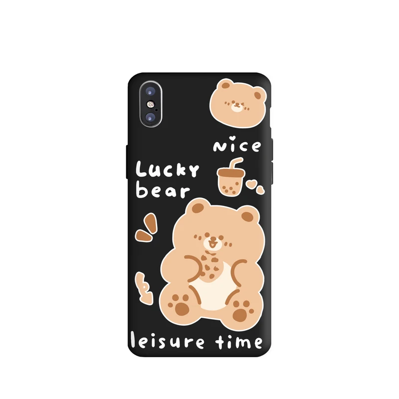  کاور قاب گارد طرح خرس شکمو کد a889 مناسب برای گوشی موبایل اپل iphone Xs Max