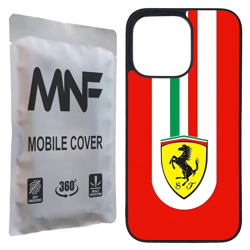 کاور ام ان اف طرح Ferrari کد P-201 مناسب برای گوشی موبایل اپل iPhone 13 Pro