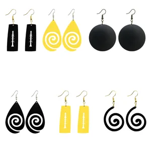 گوشواره زنانه هانستو مدل E6-223 مجموعه 6 عددی