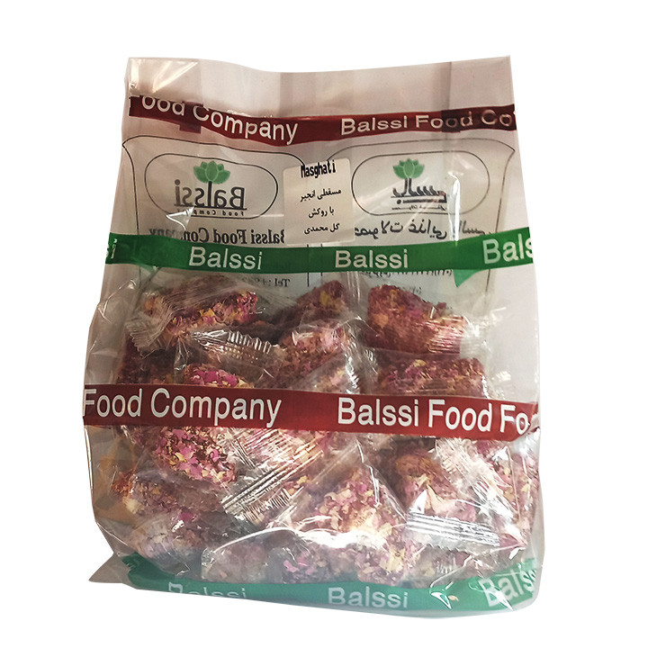 مسقطی انجیر با روکش گل محمدی بالسی - 900 گرم