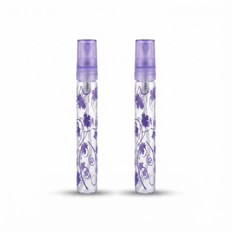 محفظه نگهدارنده عطر مدل Leaf ظرفیت 10 میلی‌لیتر بسته دو عددی