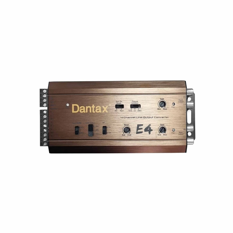 مبدل سیم بلندگو به آر سی ای 4 کانال خودرو دنتکس مدل E4