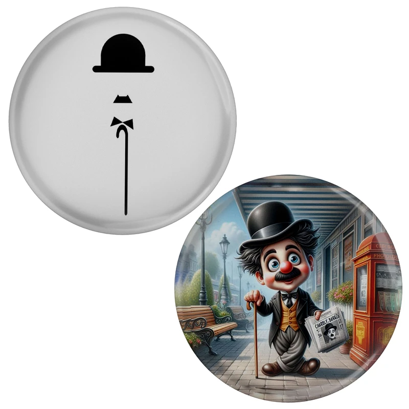 نشانگر کتاب مدل چارلی چاپلین کد S15097-98 بسته 2 عددی