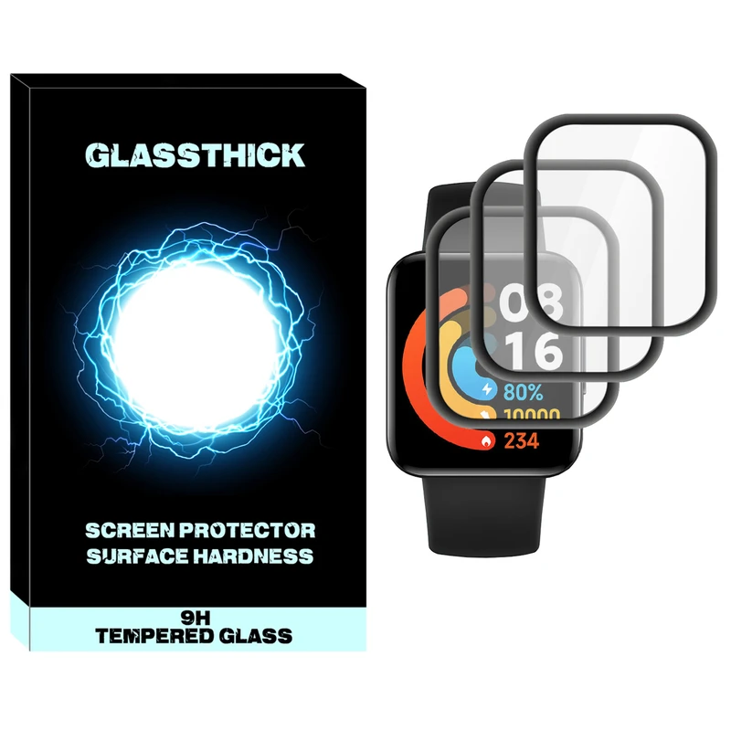 محافظ صفحه نمایش نانو گلستیک مدل NGL مناسب برای ساعت هوشمند شیائومی Redmi Watch 2 بسته سه عددی