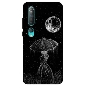 Megafone Girl and Moon 1369 Cover For Xiaomi Mi 10 5G / Mi 10 Pro 5G