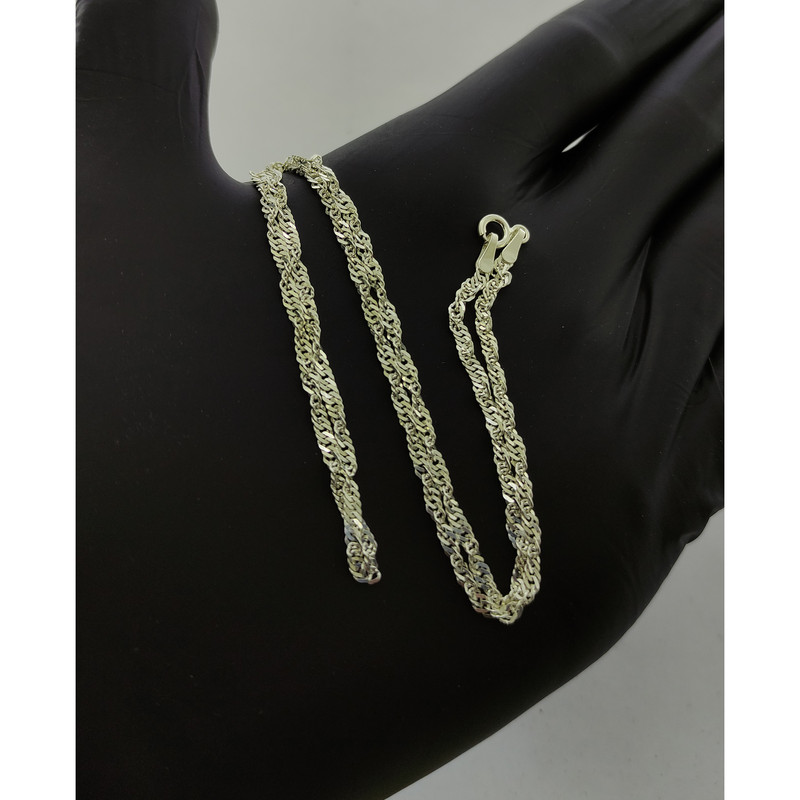 زنجیر نقره زنانه صدراجويا كدBFT4.70