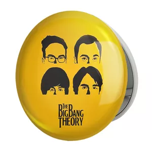آینه جیبی خندالو طرح سریال تئوری بیگ بنگ The Big Bang Theory مدل تاشو کد 13305 