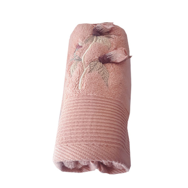 حوله دستی آیدین تاول مدل گل لاله سایز 40×80 سانتیمتر