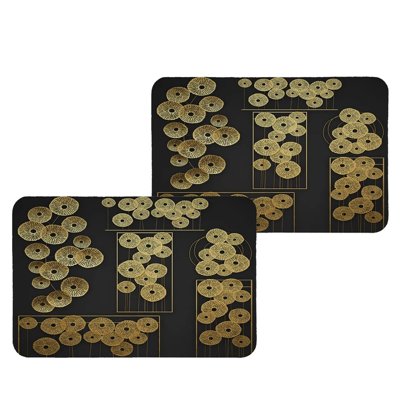 زیربشقابی طرح گل کد 8891 بسته 2 عددی 