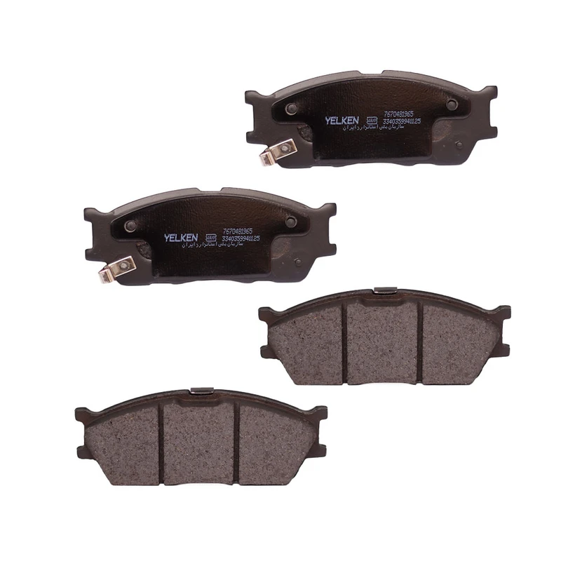 لنت ترمز جلو یلکن کد 00101019 مناسب برای سایپا کوییک