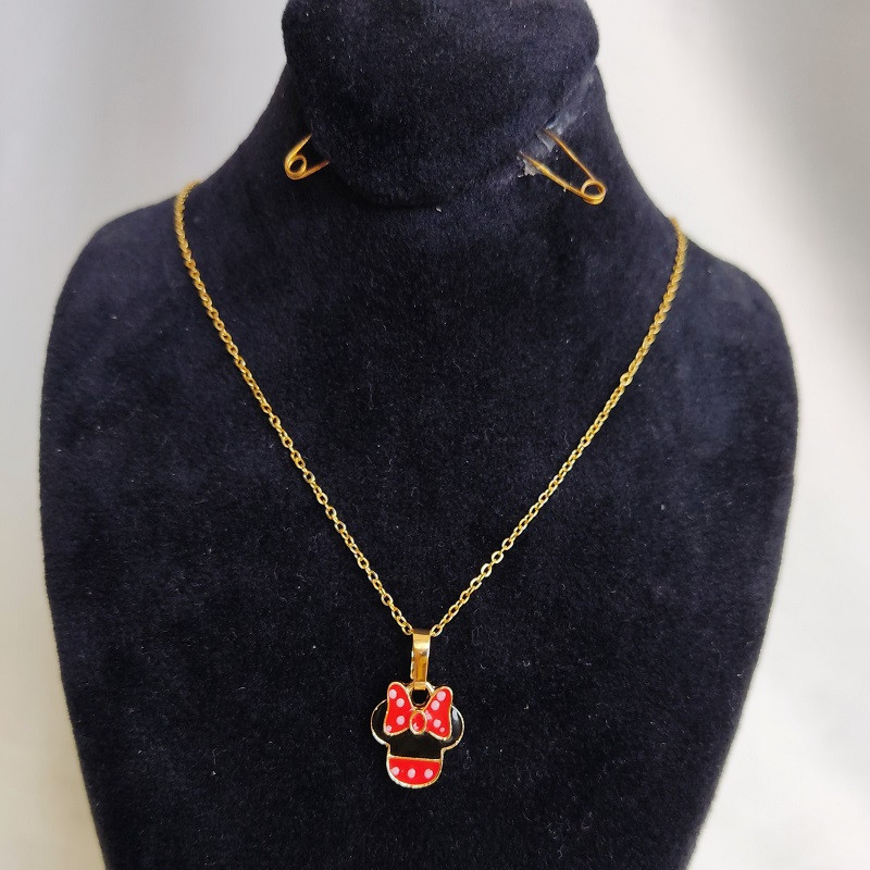 گردنبند دخترانه مدل میکی موس