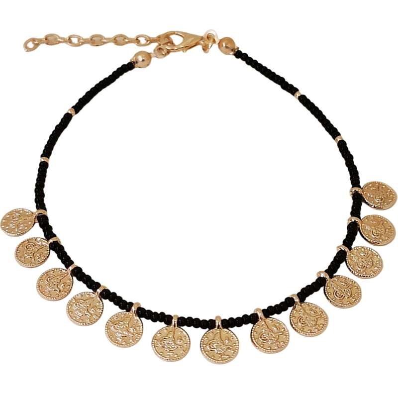 پابند زنانه مدل سکه کد ALPT34