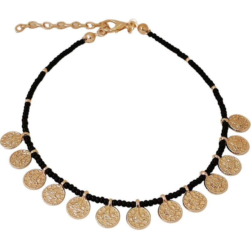 پابند زنانه مدل سکه کد ALPT34